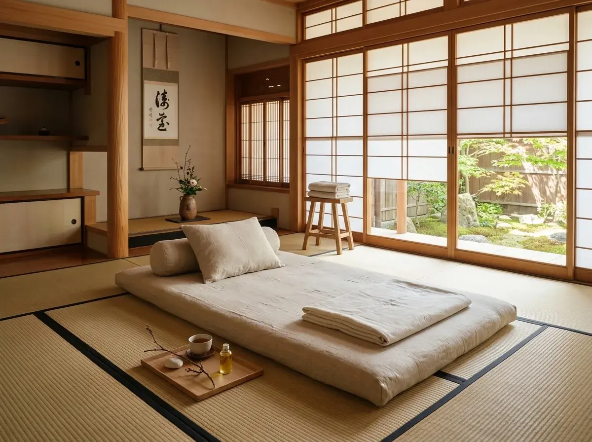 Illustrative full body massage wellness imagery